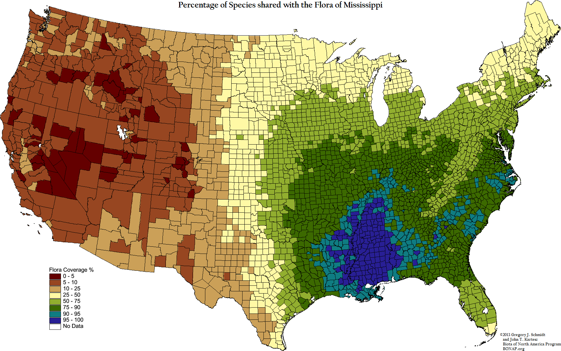 State Flora Similarity